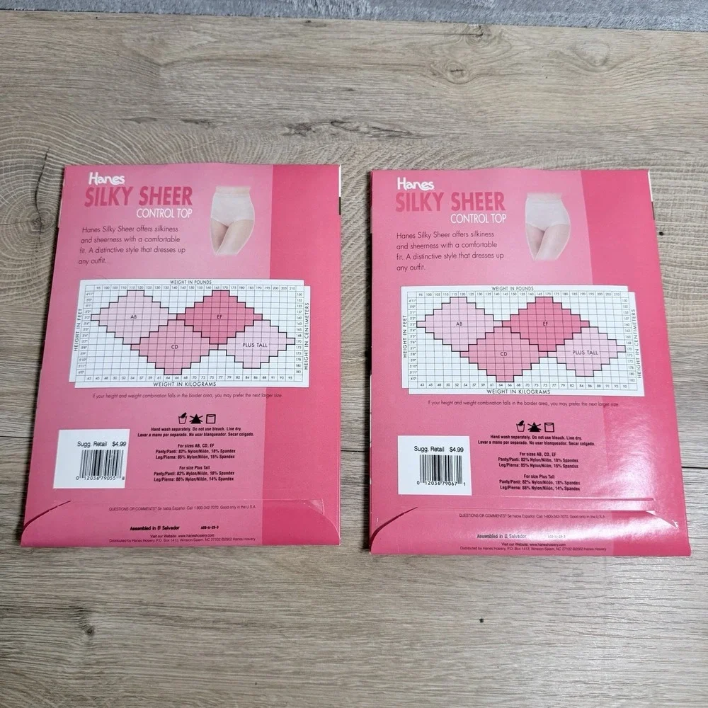 Hanes silky sheer